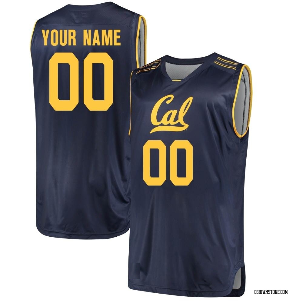 Men's Custom California Golden Bears Replica Cal Performance Basketball Jersey - Navy