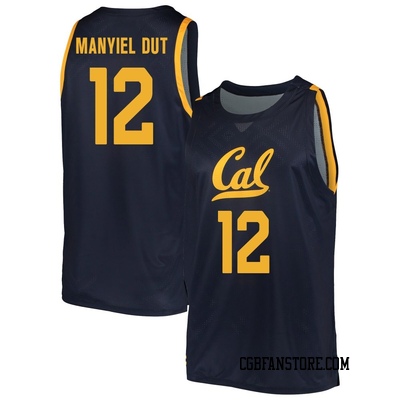 Men's Dhiaukuei Manyiel Dut California Golden Bears Replica Cal Basketball Jersey - Navy