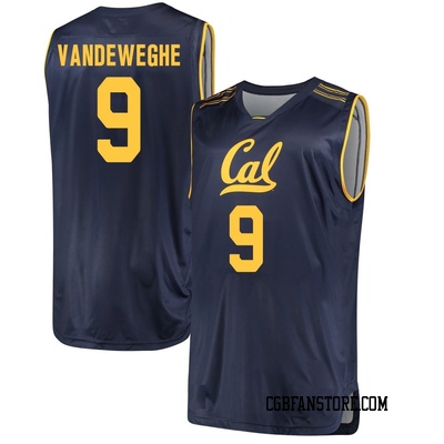 Men's Hugh Vandeweghe California Golden Bears Replica Cal Performance Basketball Jersey - Navy