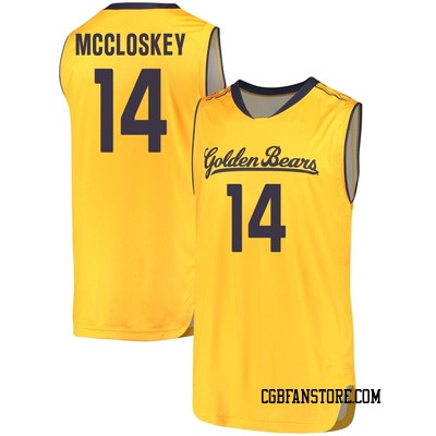 Men's Jack McCloskey California Golden Bears Replica Cal Performance Basketball Jersey - Gold