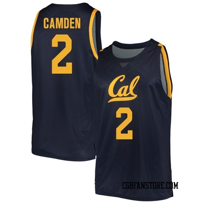 Men's John Camden California Golden Bears Replica Cal Basketball Jersey - Navy