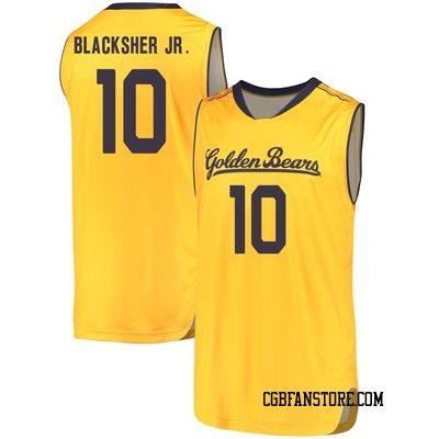 Men's Jovan Blacksher Jr. California Golden Bears Replica Cal Performance Basketball Jersey - Gold