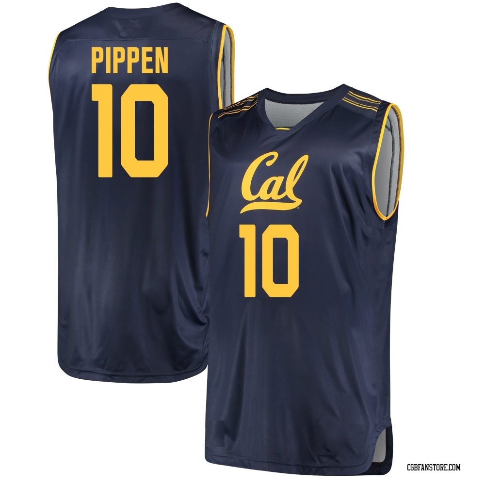 Men's Justin Pippen California Golden Bears Replica Cal Performance Basketball Jersey - Navy