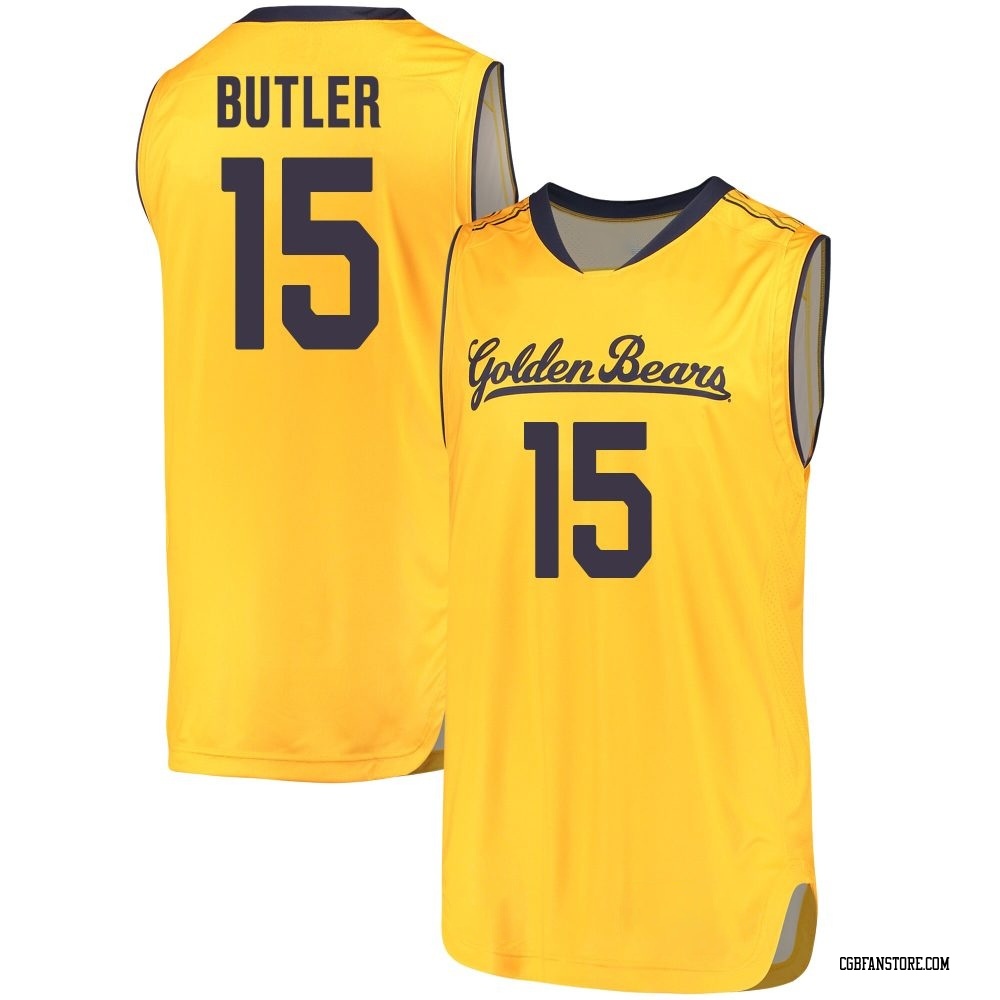 Men's Luke Butler California Golden Bears Replica Cal Performance Basketball Jersey - Gold