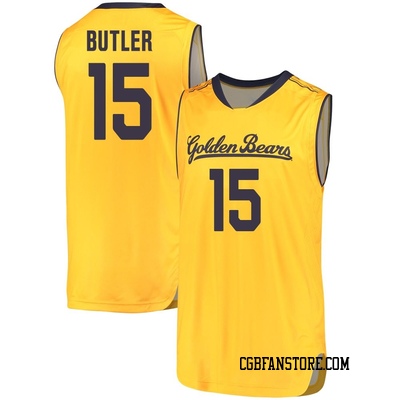 Men's Luke Butler California Golden Bears Replica Cal Performance Basketball Jersey - Gold