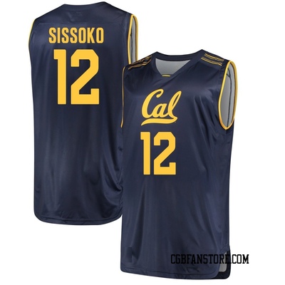 Men's Mady Sissoko California Golden Bears Replica Cal Performance Basketball Jersey - Navy