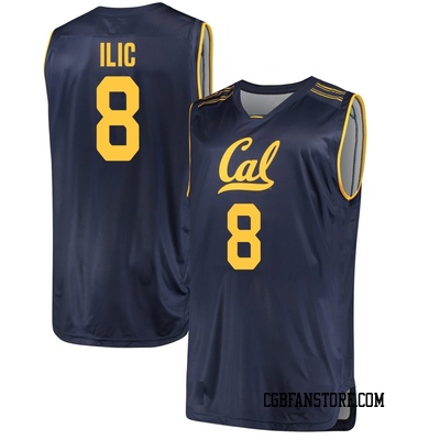 Men's Milos Ilic California Golden Bears Replica Cal Performance Basketball Jersey - Navy