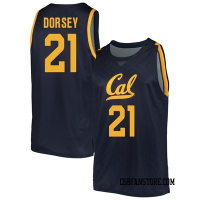 Men's Nolan Dorsey California Golden Bears Replica Cal Basketball Jersey - Navy