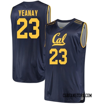 Men's Sammie Yeanay California Golden Bears Replica Cal Performance Basketball Jersey - Navy