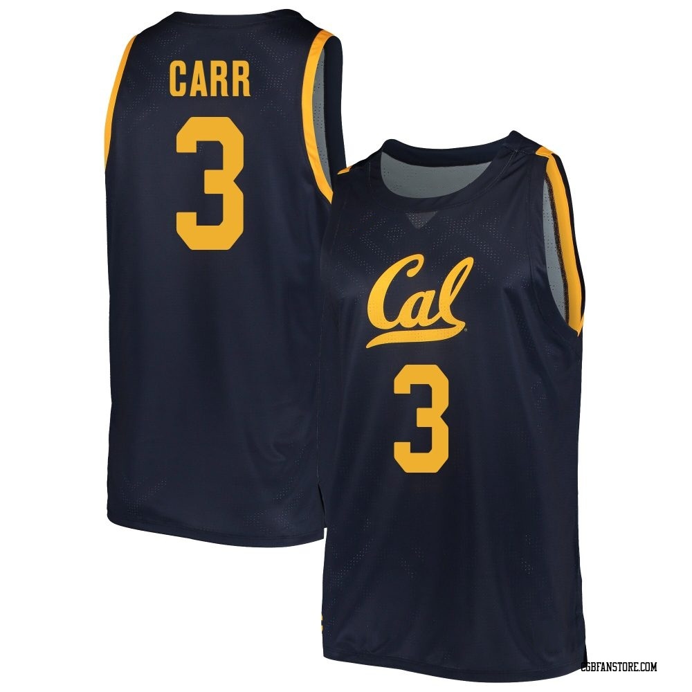 Men's Semetri Carr California Golden Bears Replica Cal Basketball Jersey - Navy