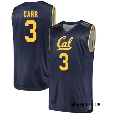 Men's Semetri Carr California Golden Bears Replica Cal Performance Basketball Jersey - Navy