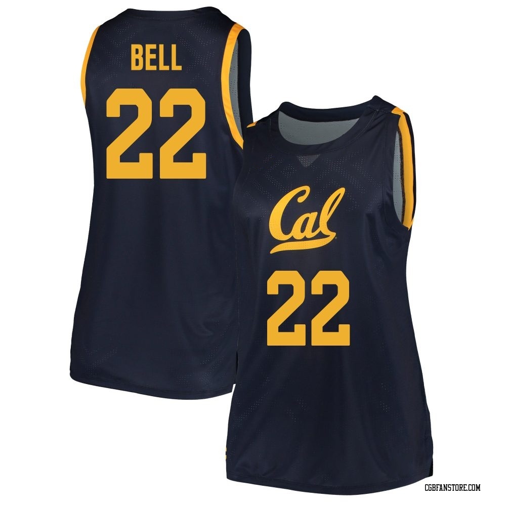 Women's Chris Bell California Golden Bears Replica Cal Basketball Jersey - Navy