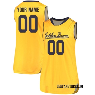 Women's Custom California Golden Bears Replica Cal Performance Basketball Jersey - Gold