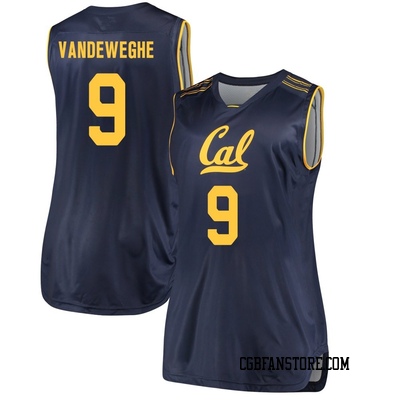 Women's Hugh Vandeweghe California Golden Bears Replica Cal Performance Basketball Jersey - Navy