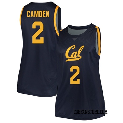 Women's John Camden California Golden Bears Replica Cal Basketball Jersey - Navy