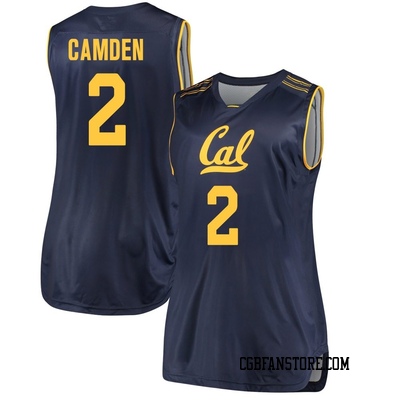 Women's John Camden California Golden Bears Replica Cal Performance Basketball Jersey - Navy