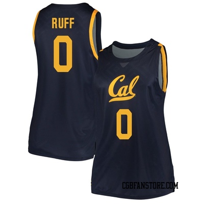Women's Jovani Ruff California Golden Bears Replica Cal Basketball Jersey - Navy
