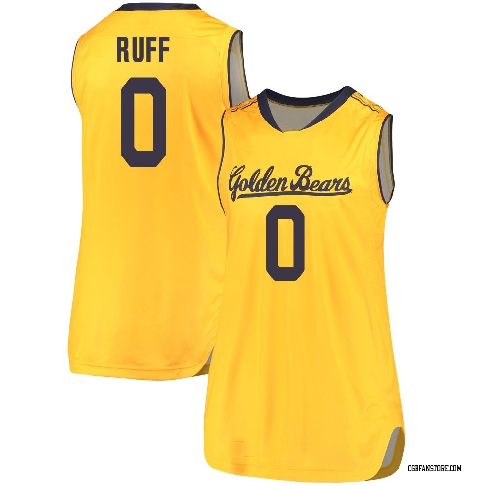 Women's Jovani Ruff California Golden Bears Replica Cal Performance Basketball Jersey - Gold