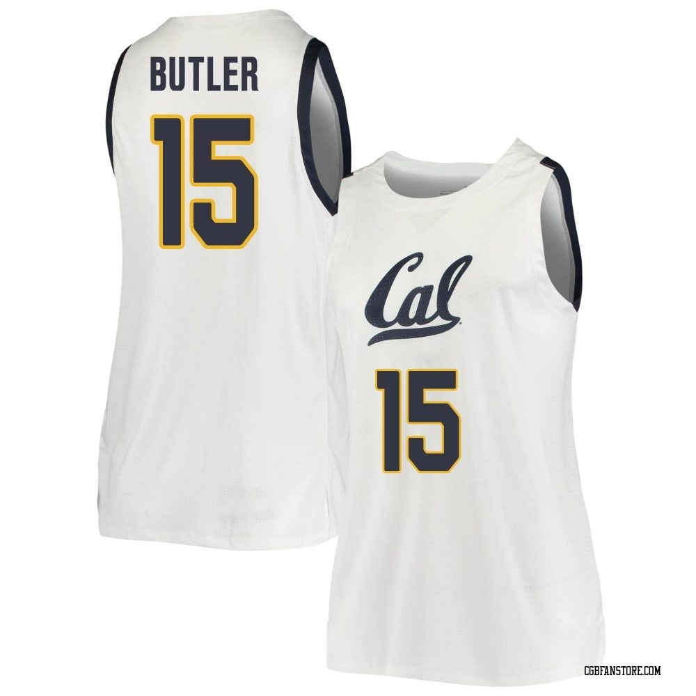 Women's Luke Butler California Golden Bears Replica Cal Basketball Jersey - White
