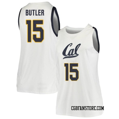 Women's Luke Butler California Golden Bears Replica Cal Basketball Jersey - White