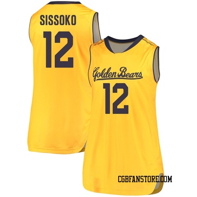 Women's Mady Sissoko California Golden Bears Replica Cal Performance Basketball Jersey - Gold