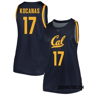 Women's Mantas Kocanas California Golden Bears Replica Cal Basketball Jersey - Navy