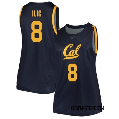 Women's Milos Ilic California Golden Bears Replica Cal Basketball Jersey - Navy