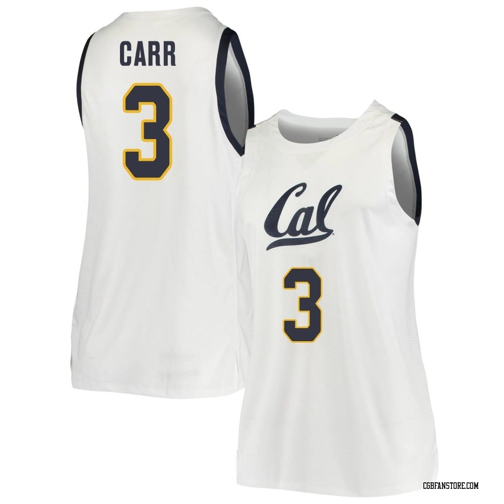 Women's Semetri Carr California Golden Bears Replica Cal Basketball Jersey - White